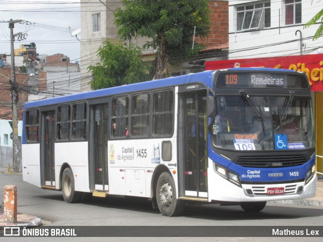 Capital do Agreste Transporte Urbano 1455 na cidade de Caruaru, Pernambuco, Brasil, por Matheus Lex. Número da foto: #6741453.