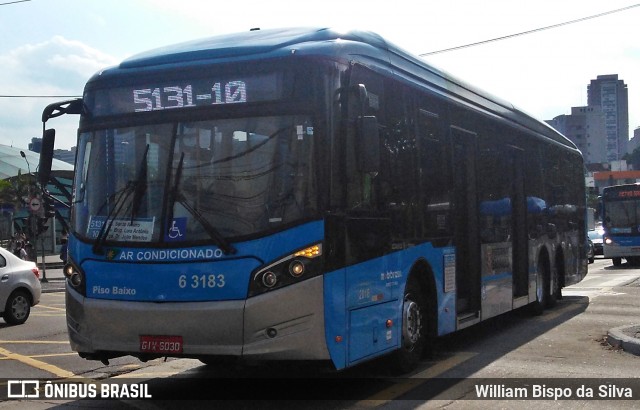 Viação Paratodos > São Jorge > Metropolitana São Paulo > Mobibrasil 6 3183 na cidade de São Paulo, São Paulo, Brasil, por William Bispo da Silva. ID da foto: 6741543.