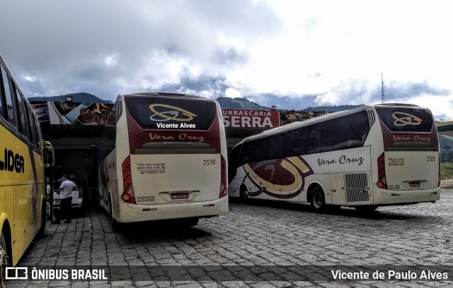 Vera Cruz Transporte e Turismo 2510 na cidade de Passa Quatro, Minas Gerais, Brasil, por Vicente de Paulo Alves. ID da foto: 6742321.