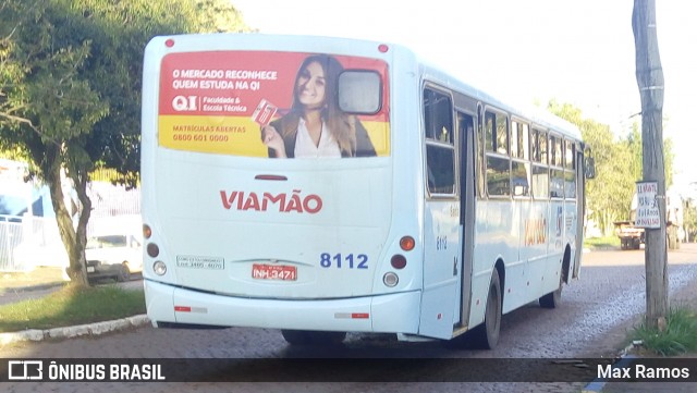 Empresa de Transporte Coletivo Viamão 8112 na cidade de Viamão, Rio Grande do Sul, Brasil, por Max Ramos. ID da foto: 6742689.