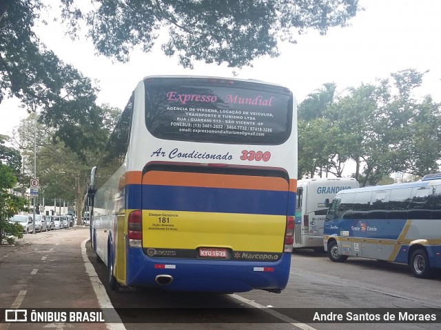 Expresso Mundial 3300 na cidade de São Paulo, São Paulo, Brasil, por Andre Santos de Moraes. ID da foto: 6740989.