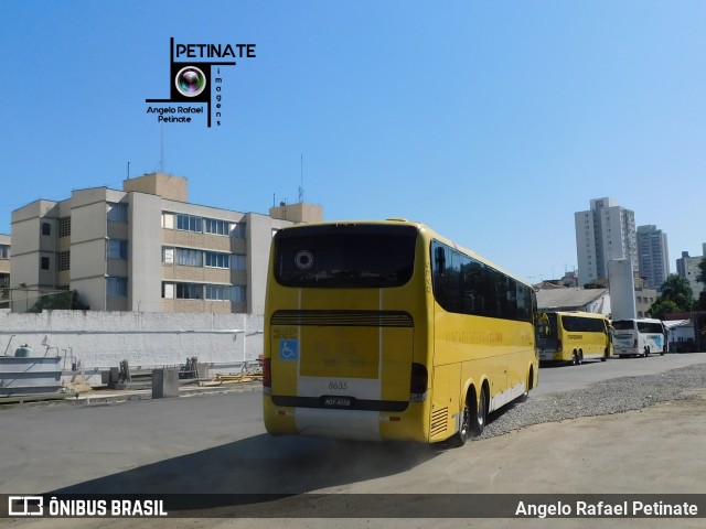 Viação Itapemirim 8635 na cidade de São Paulo, São Paulo, Brasil, por Angelo Rafael Petinate. Número da foto: #6698682.