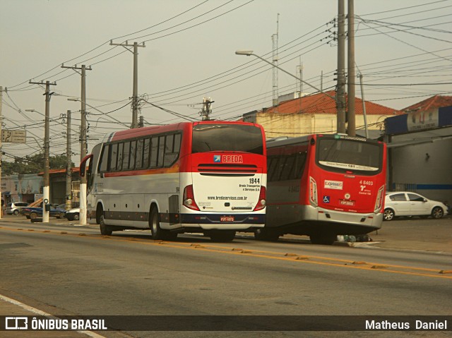 Breda Transportes e Serviços 1944 na cidade de São Paulo, São Paulo, Brasil, por Matheus  Daniel. ID da foto: 6697611.