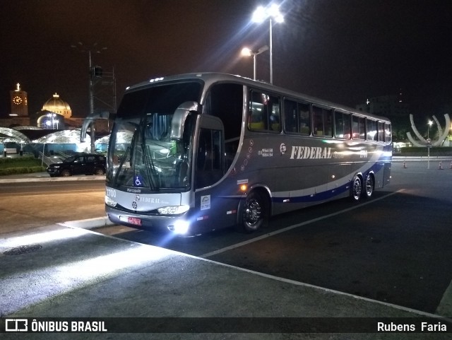 Federal Turismo 2700 na cidade de Aparecida, São Paulo, Brasil, por Rubens  Faria. Número da foto: #6699522.