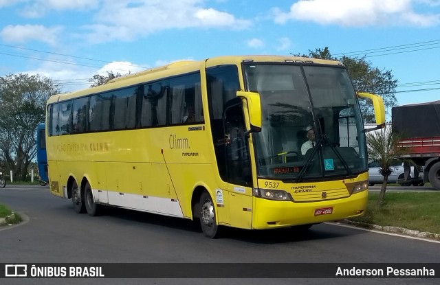 Viação Itapemirim 9537 na cidade de Campos dos Goytacazes, Rio de Janeiro, Brasil, por Anderson Pessanha. ID da foto: 6697818.