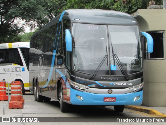 Empresa de Ônibus Nossa Senhora da Penha 53011 na cidade de São Paulo, São Paulo, Brasil, por Francisco Mauricio Freire. Número da foto: #6699313.