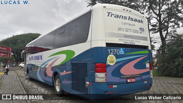 Trans Isaak Turismo 1270 na cidade de Curitiba, Paraná, Brasil, por Lucas Weber Calizario. ID da foto: 6698152.