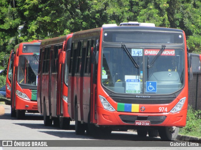 Transportadora Globo 974 na cidade de Olinda, Pernambuco, Brasil, por Gabriel Lima. ID da foto: 6698294.