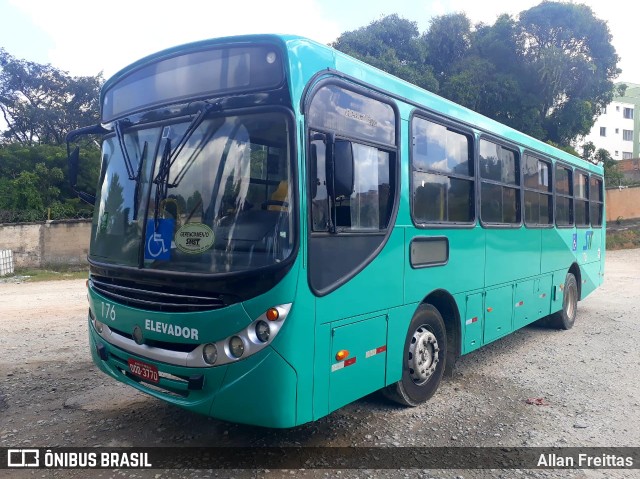 Justinópolis Transportes 176 na cidade de Ribeirão das Neves, Minas Gerais, Brasil, por Allan Freittas. Número da foto: #6697945.