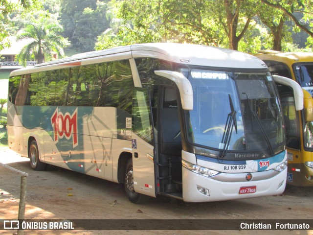 Auto Viação 1001 RJ 108.259 na cidade de Itaperuna, Rio de Janeiro, Brasil, por Christian  Fortunato. ID da foto: 6698601.