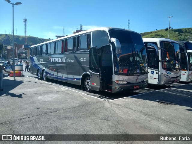 Federal Turismo 2700 na cidade de Aparecida, São Paulo, Brasil, por Rubens  Faria. ID da foto: 6699532.