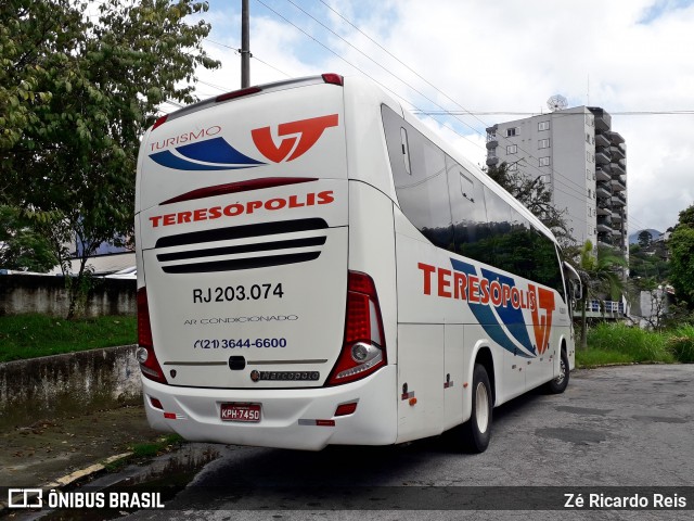 Viação Teresópolis RJ 203.074 na cidade de Teresópolis, Rio de Janeiro, Brasil, por Zé Ricardo Reis. Número da foto: #6698543.