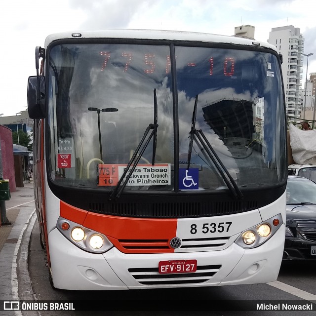 Auto Viação Transcap 8 5357 na cidade de São Paulo, São Paulo, Brasil, por Michel Nowacki. ID da foto: 6744858.