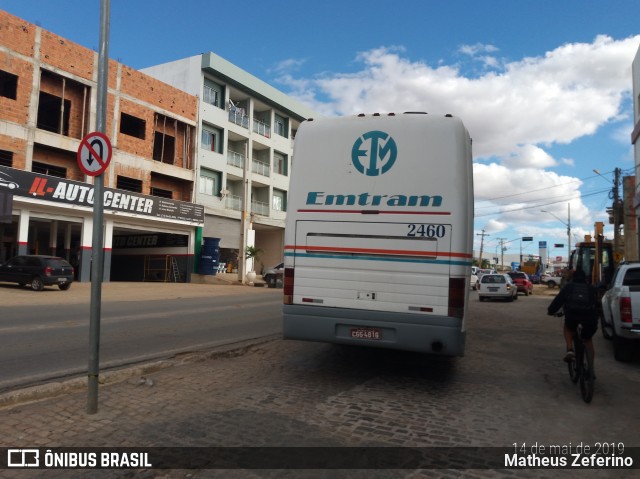 Emtram 2460 na cidade de Irecê, Bahia, Brasil, por Matheus Zeferino. Número da foto: #6743022.