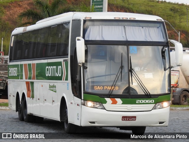 Empresa Gontijo de Transportes 20060 na cidade de Perdões, Minas Gerais, Brasil, por Marcos de Alcantara Pinto. ID da foto: 6743858.