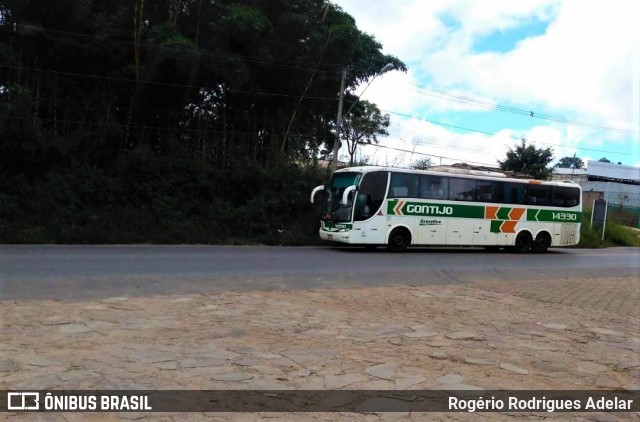 Empresa Gontijo de Transportes 14330 na cidade de Diamantina, Minas Gerais, Brasil, por Rogério Rodrigues Adelar. ID da foto: 6745926.