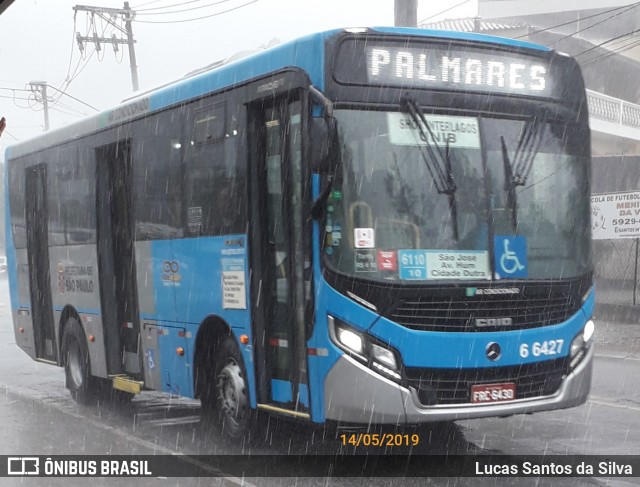 Transwolff Transportes e Turismo 6 6427 na cidade de São Paulo, São Paulo, Brasil, por Lucas Santos da Silva. ID da foto: 6745638.