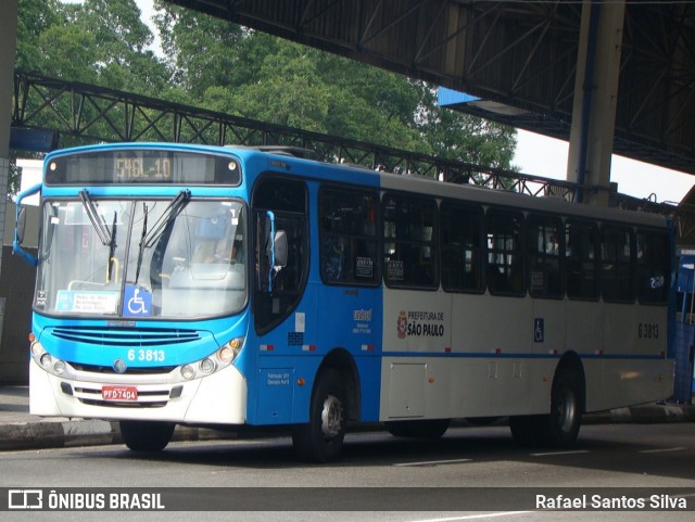 Viação Paratodos > São Jorge > Metropolitana São Paulo > Mobibrasil 6 3813 na cidade de São Paulo, São Paulo, Brasil, por Rafael Santos Silva. ID da foto: 6745084.