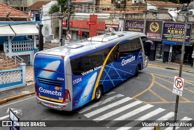 Viação Cometa 17234 na cidade de Aparecida, São Paulo, Brasil, por Vicente de Paulo Alves. Número da foto: #6747560.