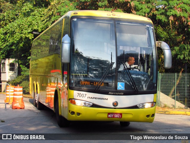 Viação Itapemirim 7007 na cidade de São Paulo, São Paulo, Brasil, por Tiago Wenceslau de Souza. Número da foto: #6749711.