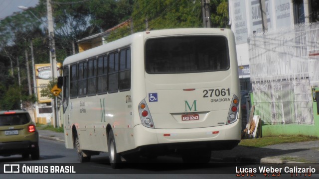 Viação Graciosa 27061 na cidade de Curitiba, Paraná, Brasil, por Lucas Weber Calizario. Número da foto: #6748455.