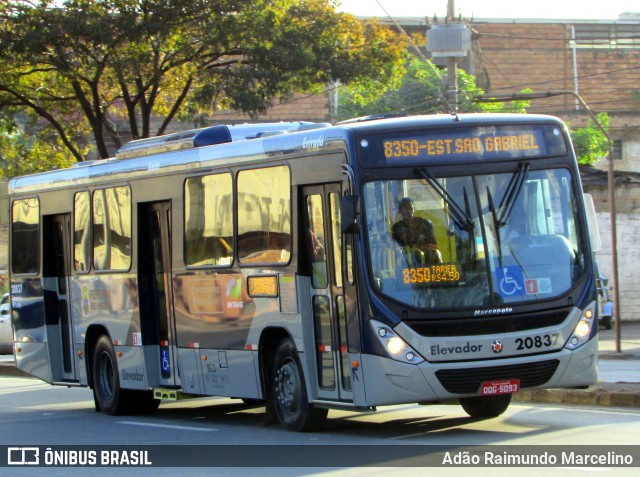 SM Transportes 20837 na cidade de Belo Horizonte, Minas Gerais, Brasil, por Adão Raimundo Marcelino. Número da foto: #6749871.