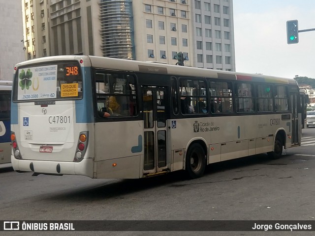 Viação Redentor C47801 na cidade de Rio de Janeiro, Rio de Janeiro, Brasil, por Jorge Gonçalves. Número da foto: #6748404.