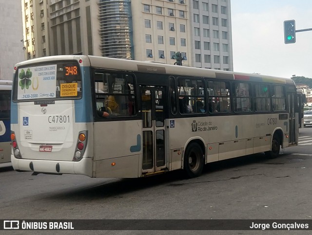 Viação Redentor C47801 na cidade de Rio de Janeiro, Rio de Janeiro, Brasil, por Jorge Gonçalves. ID da foto: 6748404.