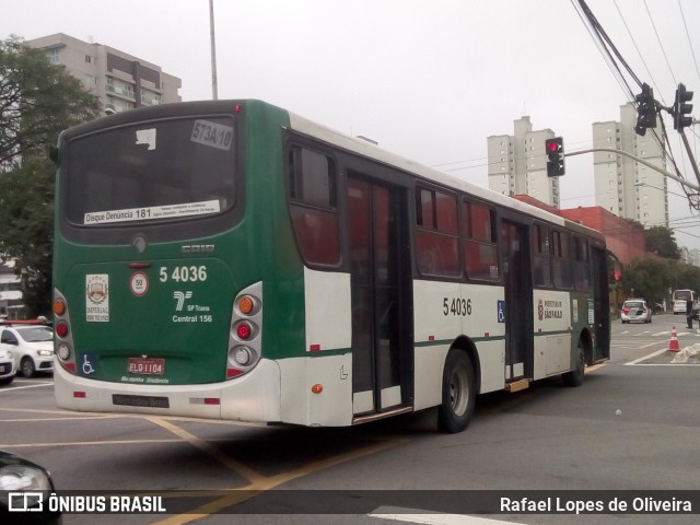 Imperial Transportes 5 4036 na cidade de São Paulo, São Paulo, Brasil, por Rafael Lopes de Oliveira. ID da foto: 6748339.