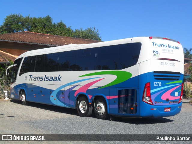 Trans Isaak Turismo 1278 na cidade de Joinville, Santa Catarina, Brasil, por Paulinho Sartor. Número da foto: #6751616.