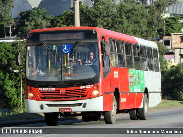 Saritur - Santa Rita Transporte Urbano e Rodoviário 90327 na cidade de Belo Horizonte, Minas Gerais, Brasil, por Adão Raimundo Marcelino. ID da foto: 6752279.