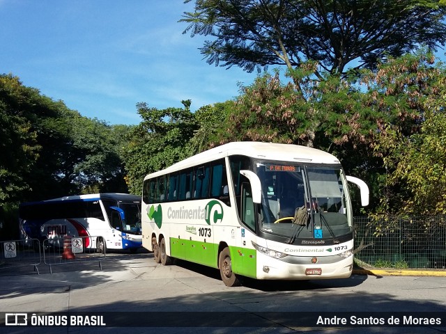 Viação Continental de Transportes 1073 na cidade de São Paulo, São Paulo, Brasil, por Andre Santos de Moraes. ID da foto: 6750419.