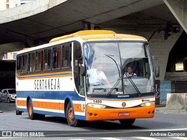 Viação Sertaneja 1480 na cidade de Belo Horizonte, Minas Gerais, Brasil, por Andrew Campos. Número da foto: #6752789.