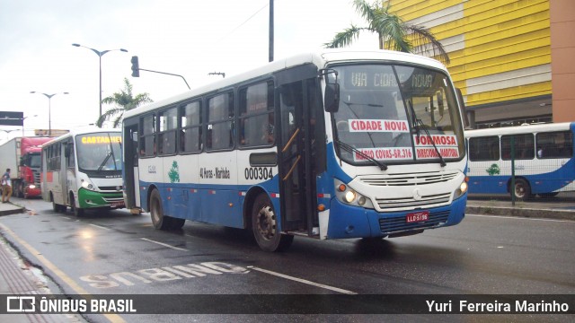 Empresa Fênix Transportes 000304 na cidade de Belém, Pará, Brasil, por Yuri Ferreira Marinho. ID da foto: 6751526.