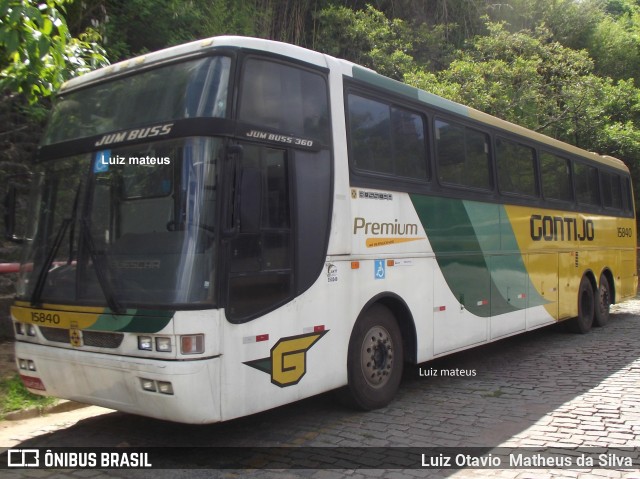 Empresa Gontijo de Transportes 15840 na cidade de Belo Horizonte, Minas Gerais, Brasil, por Luiz Otavio Matheus da Silva. ID da foto: 6751473.