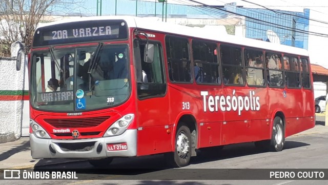 Viação Dedo de Deus 313 na cidade de Teresópolis, Rio de Janeiro, Brasil, por PEDRO COUTO. ID da foto: 6752677.