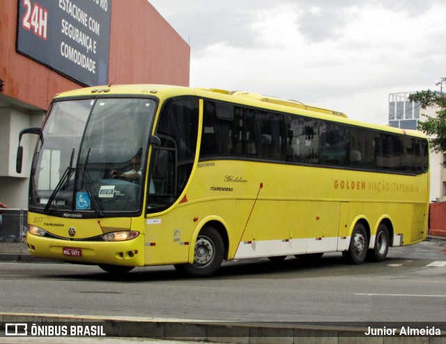 Viação Itapemirim 5077 na cidade de Rio de Janeiro, Rio de Janeiro, Brasil, por Junior Almeida. Número da foto: #6750649.