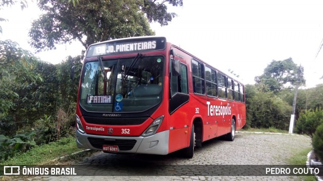 Viação Dedo de Deus 352 na cidade de Teresópolis, Rio de Janeiro, Brasil, por PEDRO COUTO. Número da foto: #6751123.