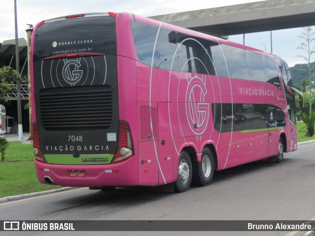 Viação Garcia 7048 na cidade de Florianópolis, Santa Catarina, Brasil, por Brunno Alexandre. Número da foto: #6750383.