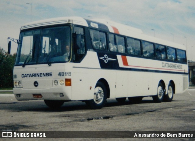 Auto Viação Catarinense 40119 na cidade de Florianópolis, Santa Catarina, Brasil, por Alessandro de Bem Barros. Número da foto: #6754263.