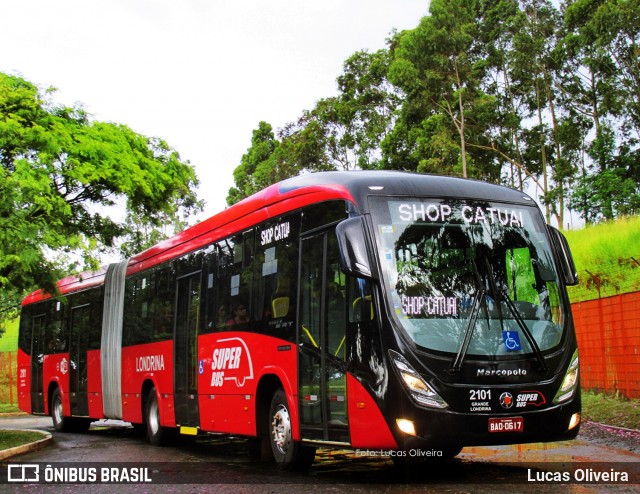 TCGL - Transportes Coletivos Grande Londrina 2101 na cidade de Londrina, Paraná, Brasil, por Lucas Oliveira . Número da foto: #6754152.