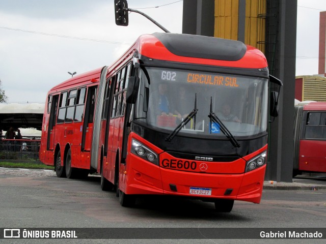 Viação Cidade Sorriso GE600 na cidade de Curitiba, Paraná, Brasil, por Gabriel Machado. ID da foto: 6753730.