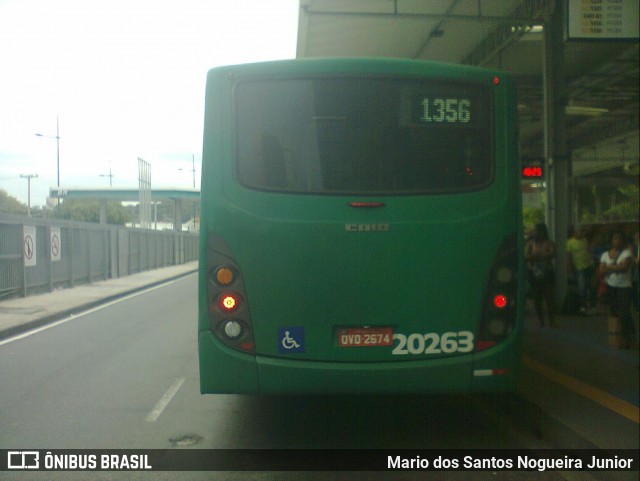 OT Trans - Ótima Salvador Transportes 20263 na cidade de Salvador, Bahia, Brasil, por Mario dos Santos Nogueira Junior. ID da foto: 6753351.