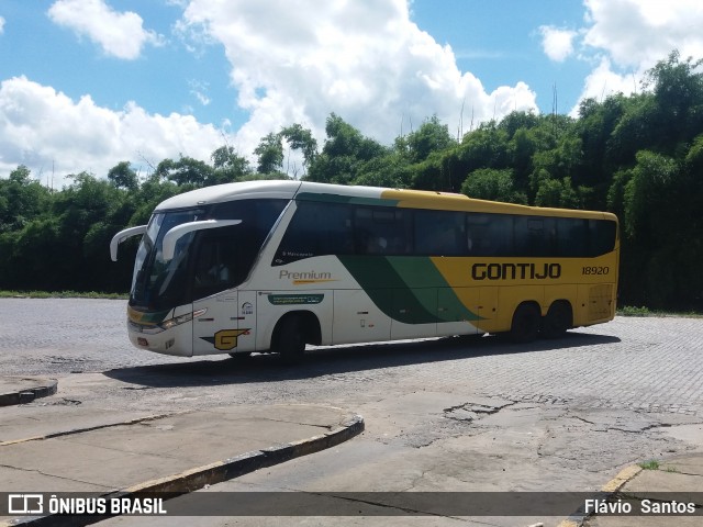 Empresa Gontijo de Transportes 18920 na cidade de Cruz das Almas, Bahia, Brasil, por Flávio  Santos. ID da foto: 6753224.