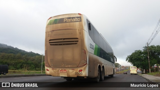 Planalto Transportes 2505 na cidade de Santa Maria, Rio Grande do Sul, Brasil, por Mauricio Lopes. ID da foto: 6757466.