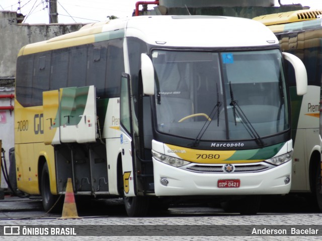 Empresa Gontijo de Transportes 7080 na cidade de Feira de Santana, Bahia, Brasil, por Anderson  Bacelar. ID da foto: 6756465.