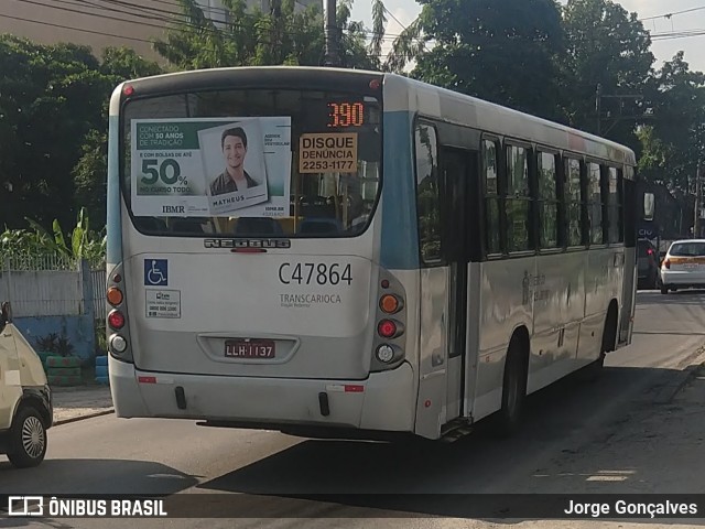 Viação Redentor C47864 na cidade de Rio de Janeiro, Rio de Janeiro, Brasil, por Jorge Gonçalves. ID da foto: 6755924.