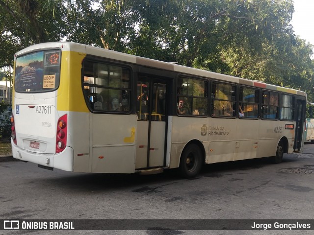 Transportes Vila Isabel A27611 na cidade de Rio de Janeiro, Rio de Janeiro, Brasil, por Jorge Gonçalves. Número da foto: #6755443.