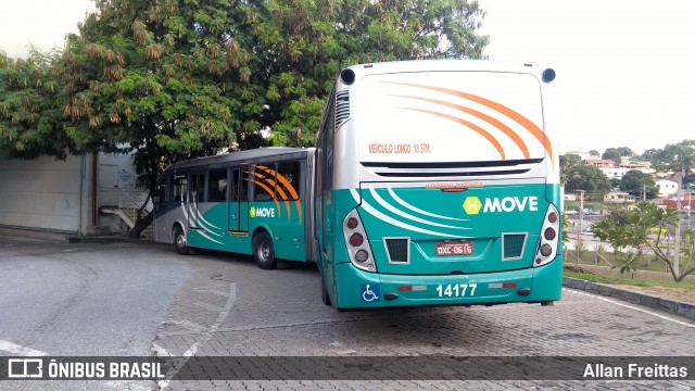 Expresso Unir 14177 na cidade de Belo Horizonte, Minas Gerais, Brasil, por Allan Freittas. ID da foto: 6757376.