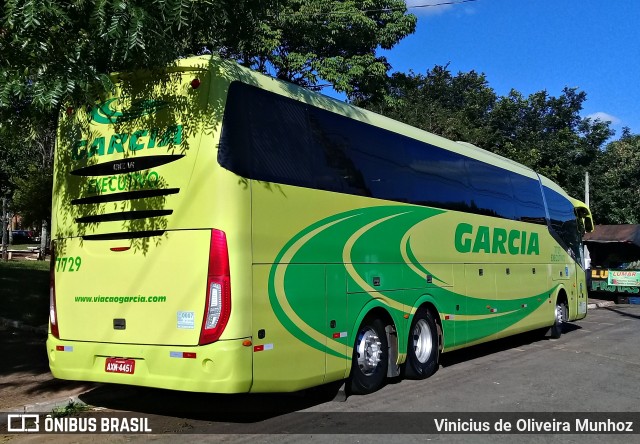 Viação Garcia 7729 na cidade de Marília, São Paulo, Brasil, por Vinicius de Oliveira Munhoz. Número da foto: #6757486.